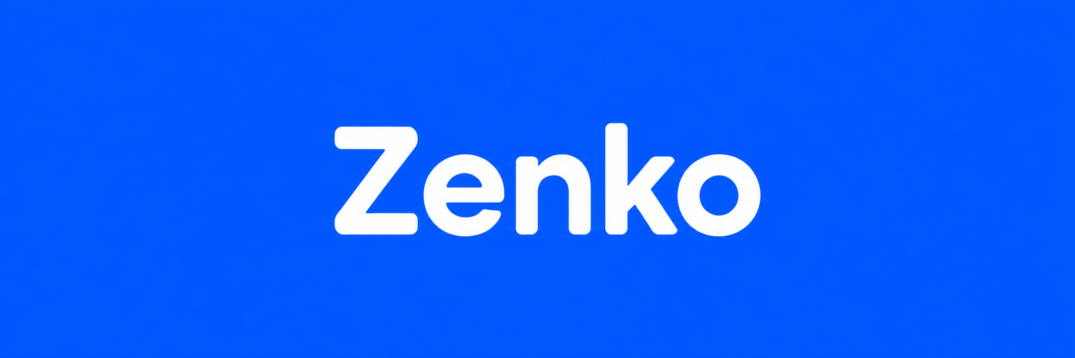 Standalone Wordmark (White on Blue)